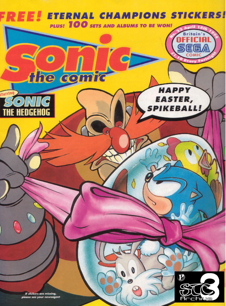 Sonic - The Comic Issue No. 023 Comic cover page